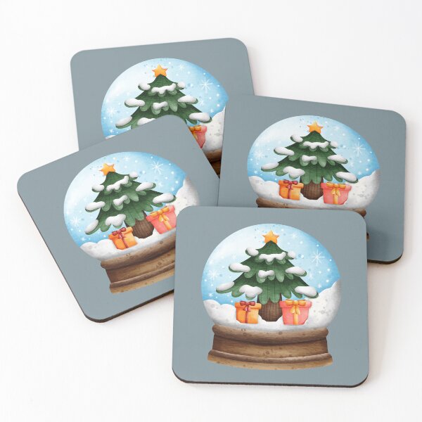 Item preview, Cute winter christmas tree and gift snow globe designed and sold by mailsberry.
