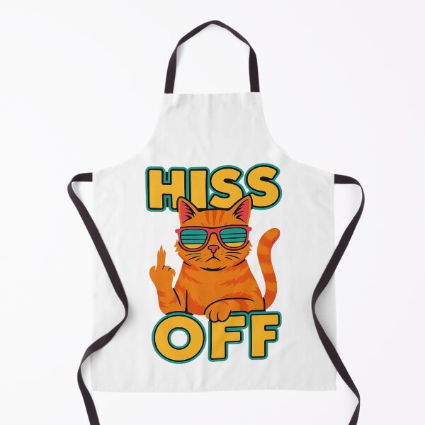 Item preview, Hiss Off – Funny Grumpy Cat Retro Design with Attitude designed and sold by Domci.