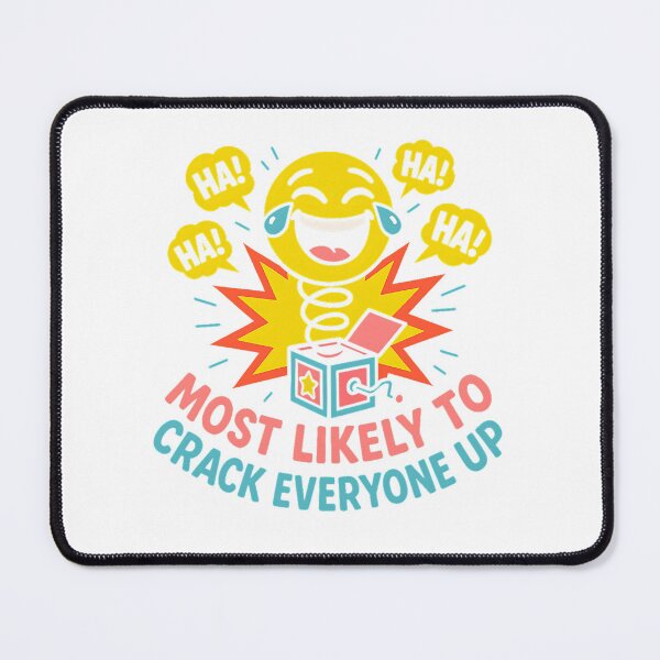 Item preview, Most likely to crack everyone up designed and sold by PixeledCraft.