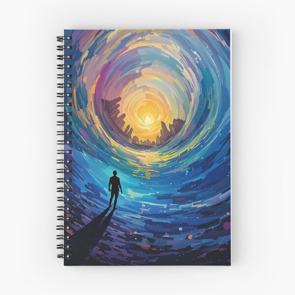 Item preview, Man Standing in Front of a Multicolor Universe Nebula designed and sold by Erlin Rudho.