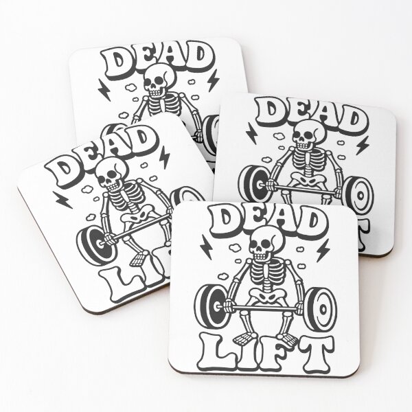 Item preview, Dead Lift Skeleton – Funny Gym Quote in Gothic Style designed and sold by haitrieuic96.
