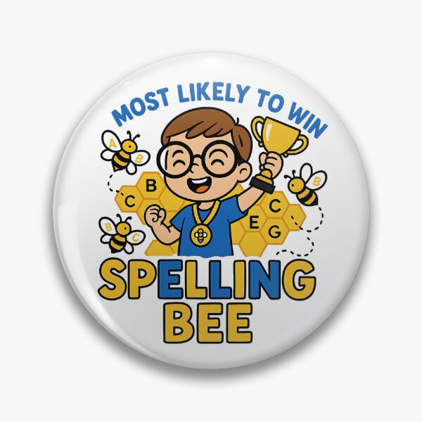 Item preview, Most likely to win a spelling bee designed and sold by PixeledCraft.