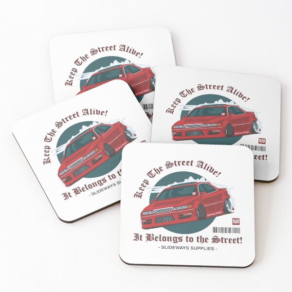 Item preview, Toyota JZX-100 Mark 2 It Belongs to the Street Red designed and sold by SLIDEWAYS SUPPLIES.