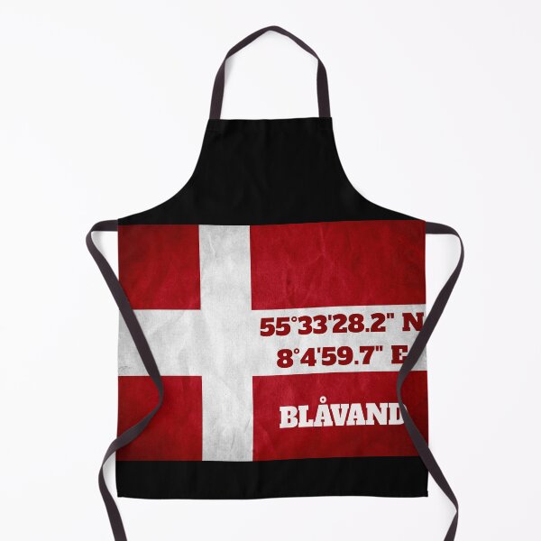 Item preview, Blåvand - coordinates - flag designed and sold by Nordic Waters Collection.