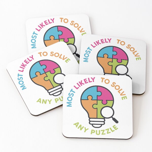 Item preview, Most likely to solve and puzzle designed and sold by PixeledCraft.