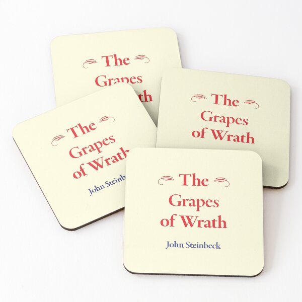 Item preview, John Steinbeck, The Grapes of Wrath, Classic Literature designed and sold by CharlottePlaceArt.