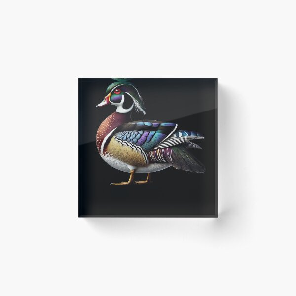 Item preview, Wood Duck Bird Lover Birding Ornithology designed and sold by Kimberley King Art  King Art.