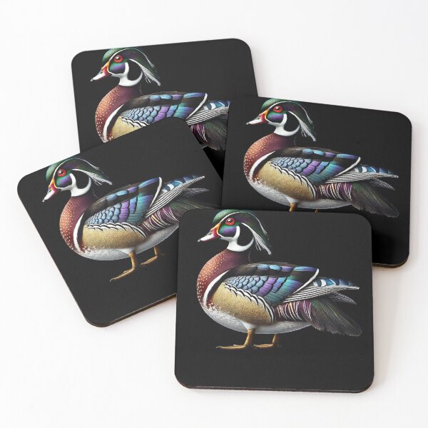 Item preview, Wood Duck Bird Lover Birding Ornithology designed and sold by Kimberley King Art  King Art.