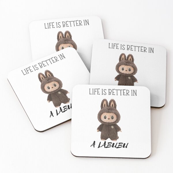 Item preview, Life is better in a labubu stickers good for all items  designed and sold by Activemoms.
