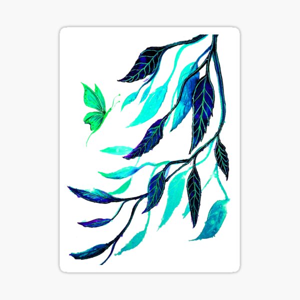 Item preview, Green Leaf butterfly designed and sold by Linda Callaghan.