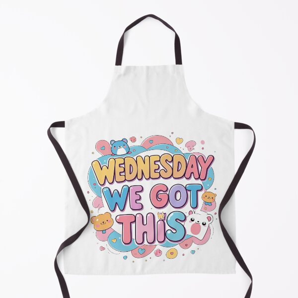 Item preview, Wednesday – We Got This ? | Motivational Kawaii Art Board Print Version 2 designed and sold by modishwelt.
