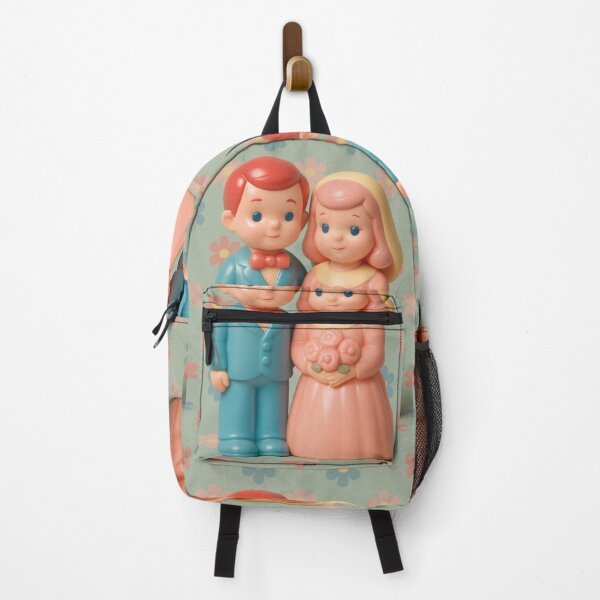 Item preview, retro toy figures, wedding couple designed and sold by Mauswohn.