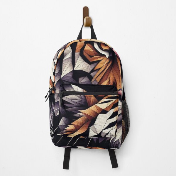 Item preview, Geometric Tiger Face – Sharp-Angled Polygon Wildlife Art designed and sold by ashokreddy343.