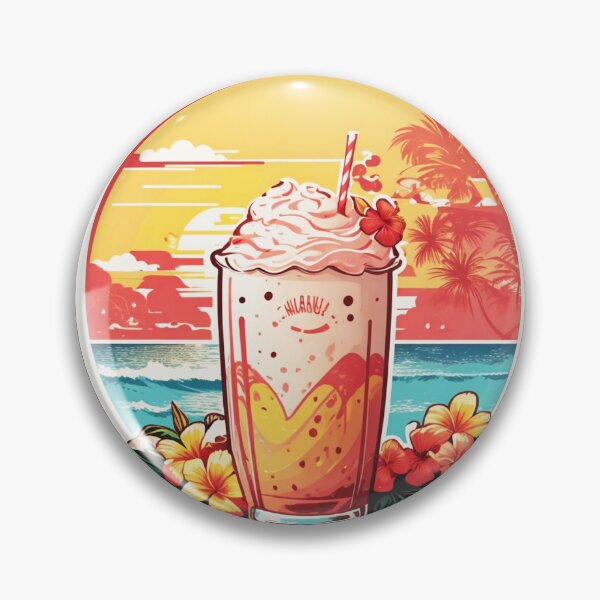 Item preview, Tasty Milkshake on a Hawaiian Beach at Sunset designed and sold by NautiChic.