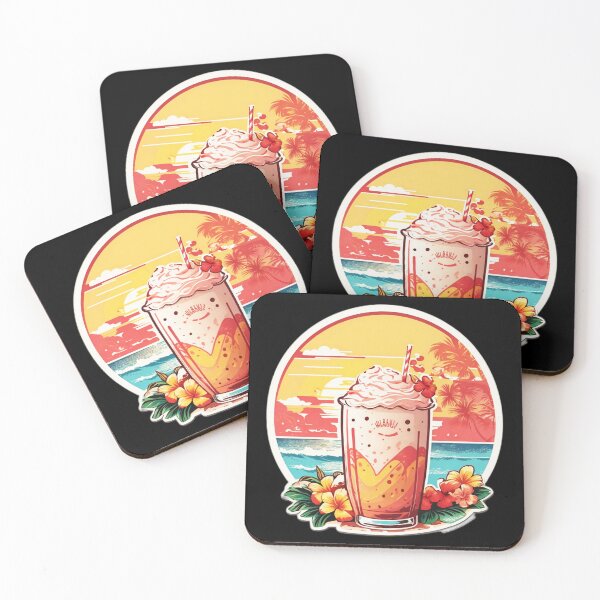 Item preview, Tasty Milkshake on a Hawaiian Beach at Sunset designed and sold by NautiChic.
