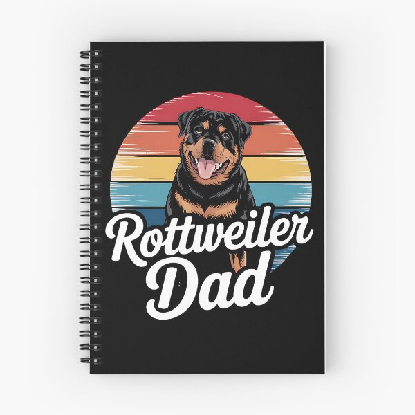 Item preview, Vintage Retro Sunset Dog Dad Rottweiler Fathers Day designed and sold by BakeryDozen.