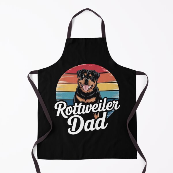 Item preview, Vintage Retro Sunset Dog Dad Rottweiler Fathers Day designed and sold by BakeryDozen.