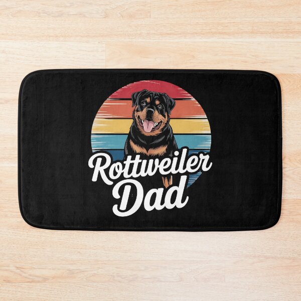 Item preview, Vintage Retro Sunset Dog Dad Rottweiler Fathers Day designed and sold by BakeryDozen.