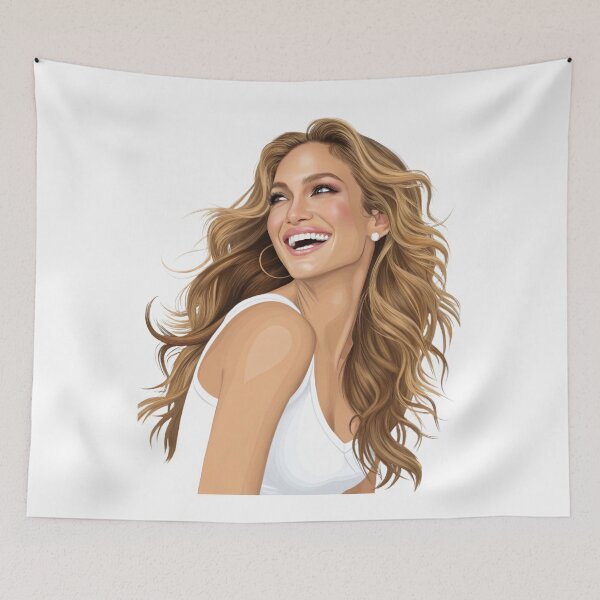 Item preview, Jennifer Lopez Inspired Radiant Smile Portrait designed and sold by JayceTucker89.