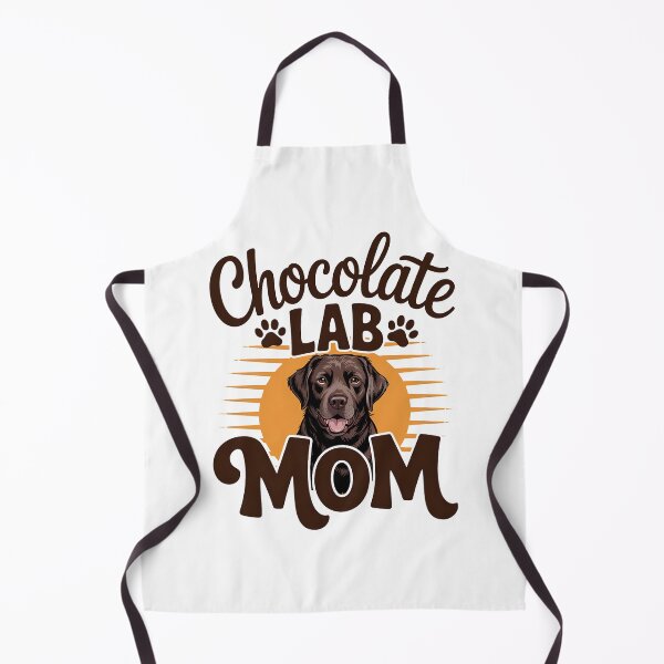 Item preview, Vintage Retro Sunset Dog Mom Chocolate Lab Pet Mothers Day designed and sold by BakeryDozen.