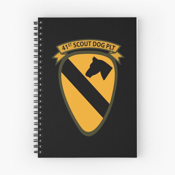 Item preview, Army - 41st  Scout Dog Platoon 1st Cav wo Txt designed and sold by Military Insignia Products.