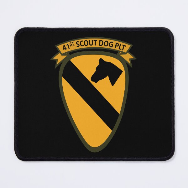 Item preview, Army - 41st  Scout Dog Platoon 1st Cav wo Txt designed and sold by Military Insignia Products.