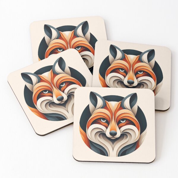 Item preview, Retro Fox – Mid-Century Modern Animal Art designed and sold by ashokreddy343.