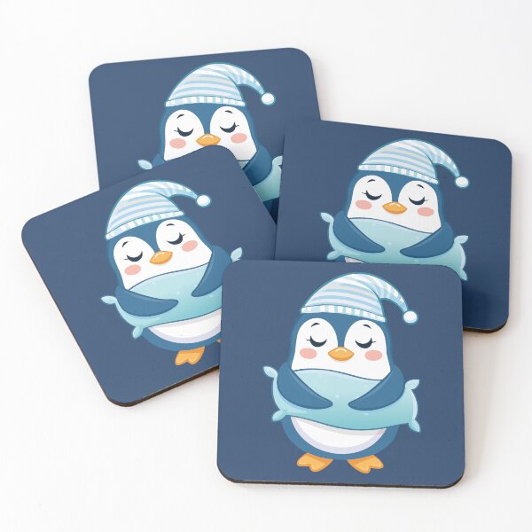 Item preview, Sleepy Penguin with Pillow | Cute Bedtime Animal | Cozy Dreams Art designed and sold by KAYJAY DESIGNS.