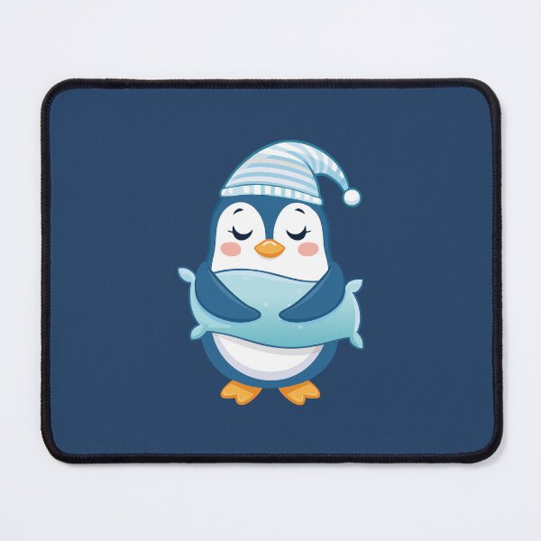 Item preview, Sleepy Penguin with Pillow | Cute Bedtime Animal | Cozy Dreams Art designed and sold by KAYJAY DESIGNS.