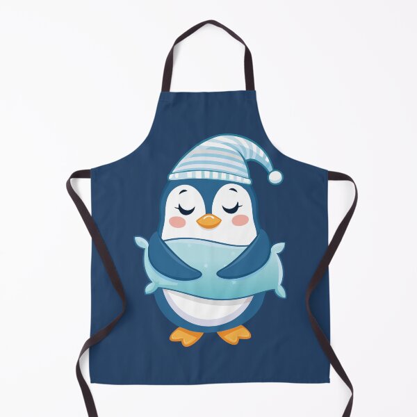 Item preview, Sleepy Penguin with Pillow | Cute Bedtime Animal | Cozy Dreams Art designed and sold by KAYJAY DESIGNS.