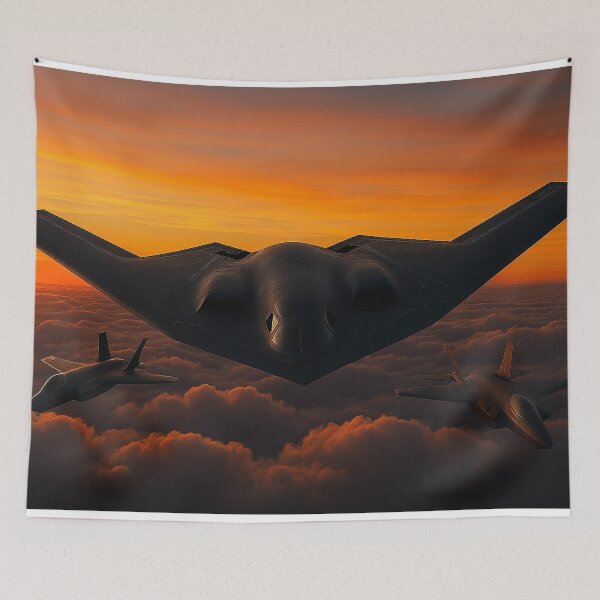Item preview, B-2 Spirit Stealth Bomber in Fiery Descent designed and sold by Skyframe Aviation.