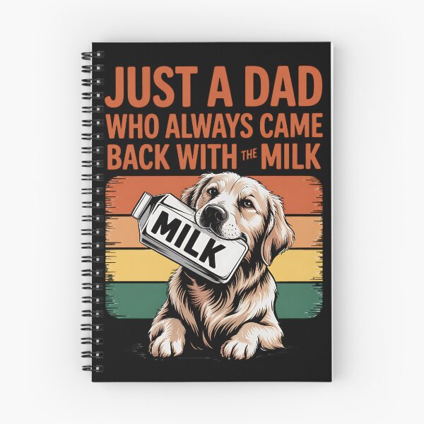 Item preview, With the Milk Father’s Day Loyal Dog Dad Humor designed and sold by BakeryDozen.