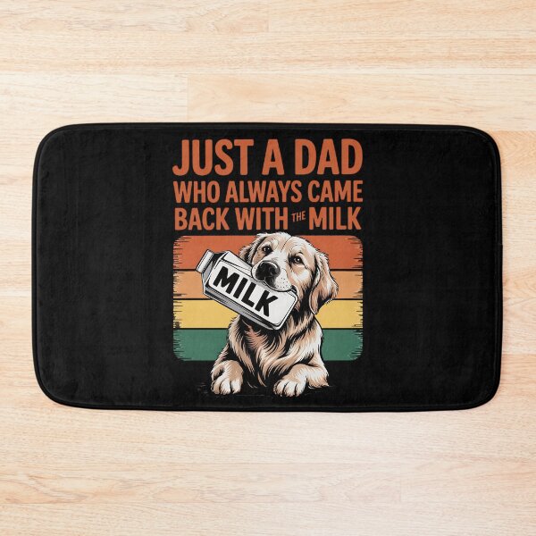 Item preview, With the Milk Father’s Day Loyal Dog Dad Humor designed and sold by BakeryDozen.