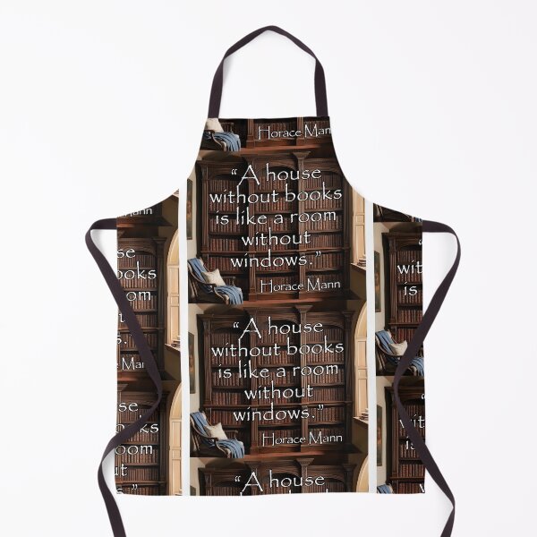 Item preview, Room without books - Horace Mann quote designed and sold by stella literarium.