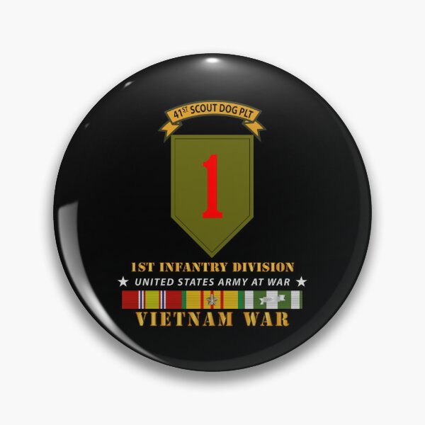 Item preview, Army - 41st  Scout Dog Platoon 1st Infantry Div wo Top w VN SVC designed and sold by Military Insignia Products.