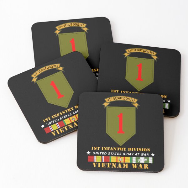 Item preview, Army - 41st  Scout Dog Platoon 1st Infantry Div wo Top w VN SVC designed and sold by Military Insignia Products.