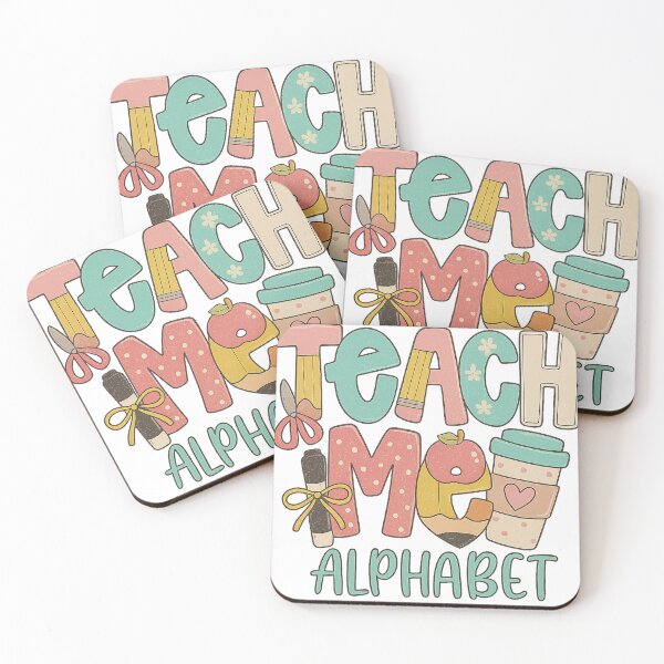Item preview, Teaching helped me｜Alphabet set dtf｜thanks for teaching me｜pencil alphabet｜me grow teaching｜teacher occupation｜teacher alphabet png｜doodle designed and sold by PixelBlooming.