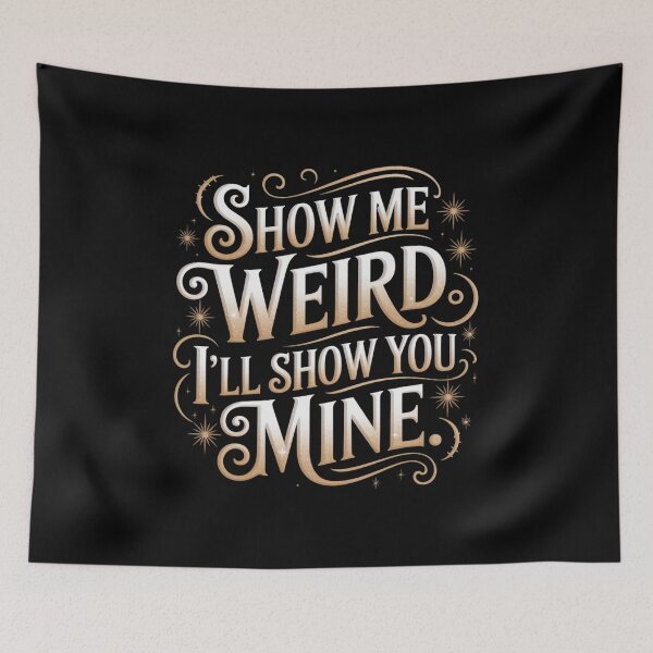 Item preview, Embrace Your Inner Weirdo: Celestial Quote Art designed and sold by NSB-Design.