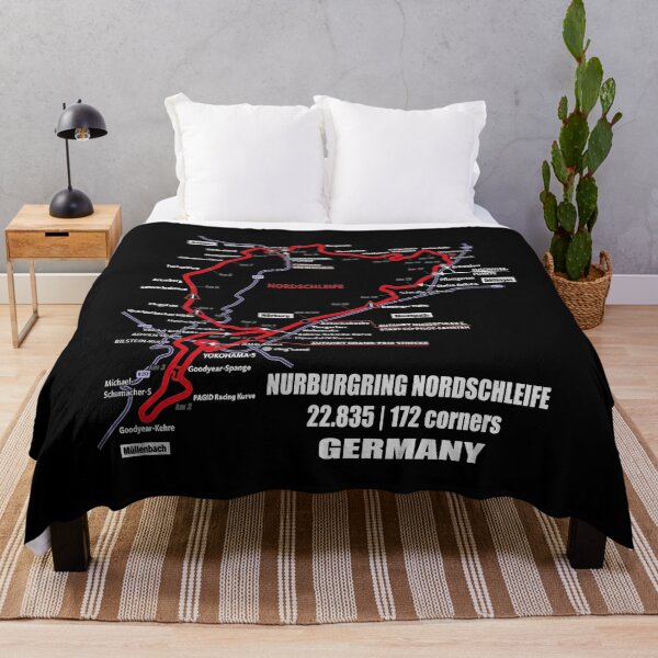 Item preview, Nürburgring Nordschleife - Germany Track Map Photographic WHITE Print funny Gifts designed and sold by RyanTee-Awesome.