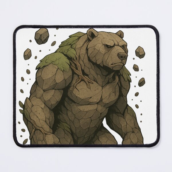 Item preview, Earth Elemental Bear – Guardian of Stone and Soil designed and sold by ElementalBeast1.