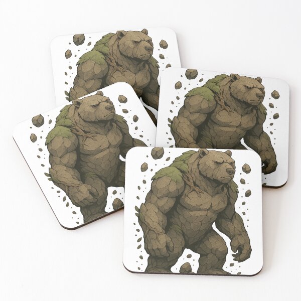 Item preview, Earth Elemental Bear – Guardian of Stone and Soil designed and sold by ElementalBeast1.