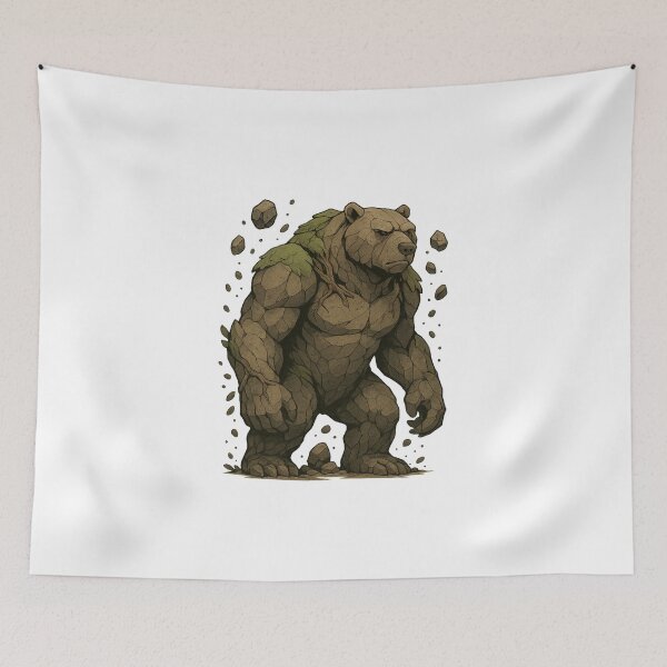 Item preview, Earth Elemental Bear – Guardian of Stone and Soil designed and sold by ElementalBeast1.