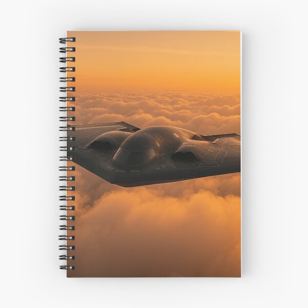 Item preview, B-2 Spirit Stealth Bomber Over Sunset Clouds designed and sold by Skyframe Aviation.