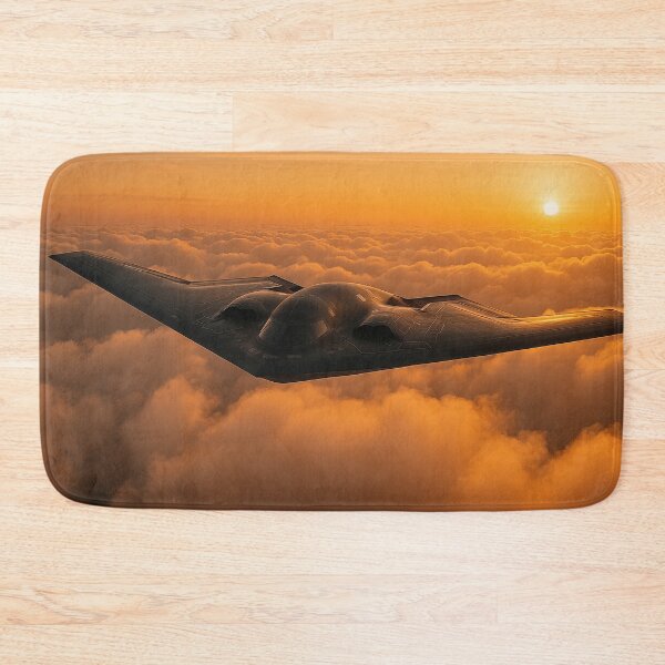 Item preview, B-2 Spirit Stealth Bomber Over Sunset Clouds designed and sold by Skyframe Aviation.