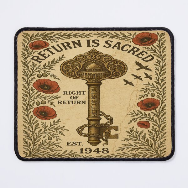 Item preview, Right of Return – Vintage Palestinian Key Poster | Sacred Resistance Art designed and sold by ArthUpscale.