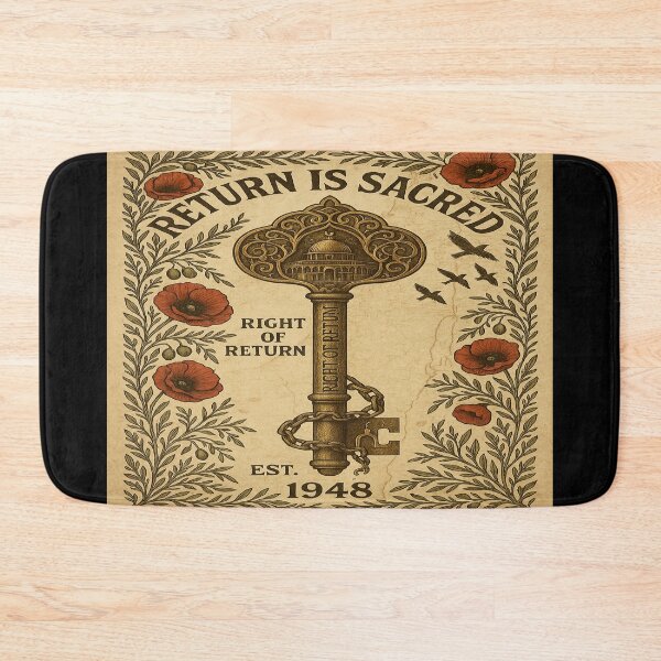 Item preview, Right of Return – Vintage Palestinian Key Poster | Sacred Resistance Art designed and sold by ArthUpscale.