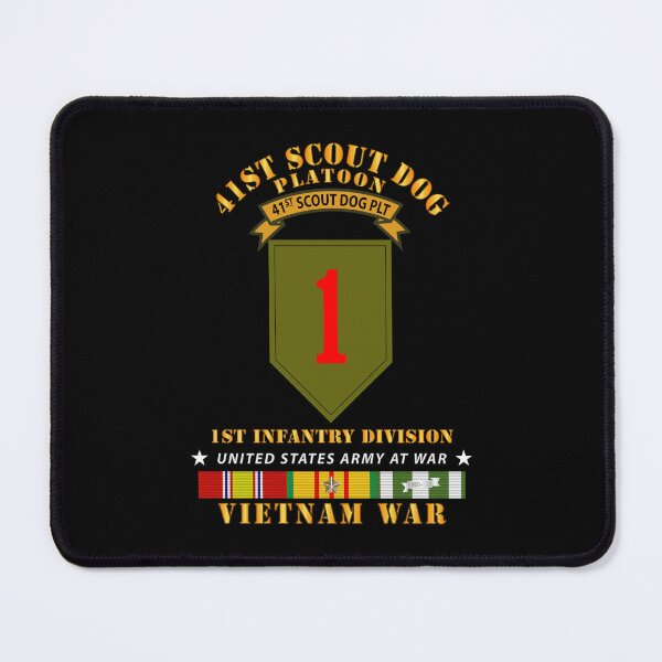 Item preview, Army - 41st  Scout Dog Platoon 1st Infantry Division w VN SVC designed and sold by Military Insignia Products.