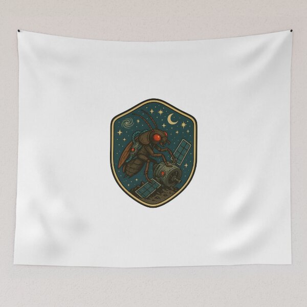 Item preview, Astro Roach: Satellite Hacker from Space designed and sold by Papurica.