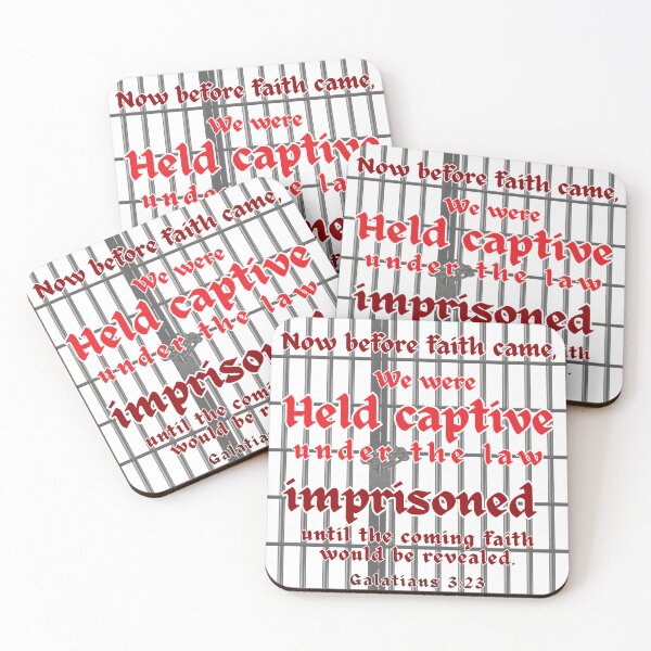 Item preview, Held Captive until faith revealed  - Galatians 3:23 designed and sold by stella literarium.