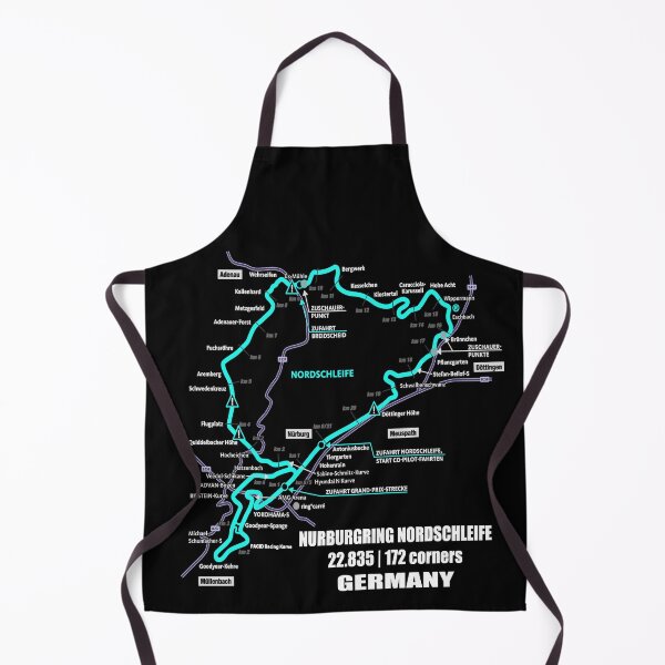 Item preview, Nürburgring Nordschleife - Germany Track Map Photographic Blue Print funny Gifts designed and sold by RyanTee-Awesome.